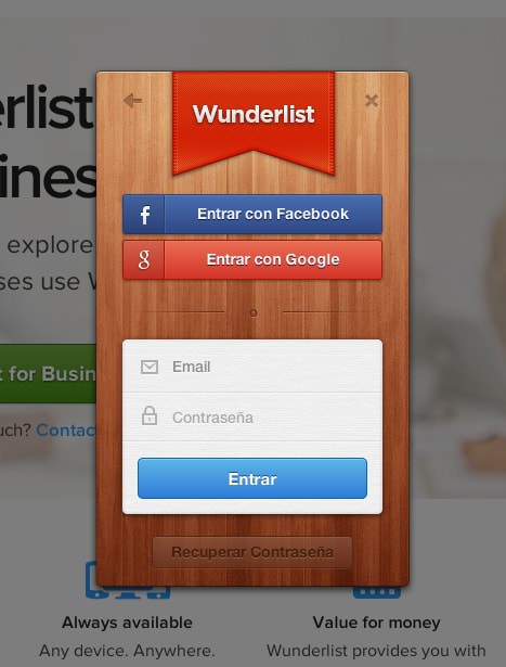Logins interface inspiration 18