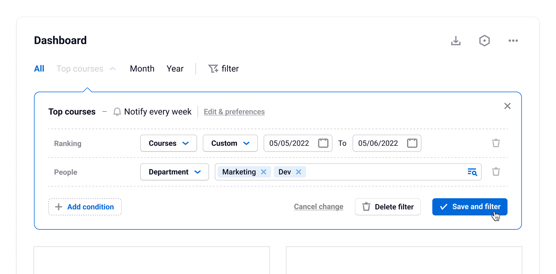 Filters interface inspiration 19