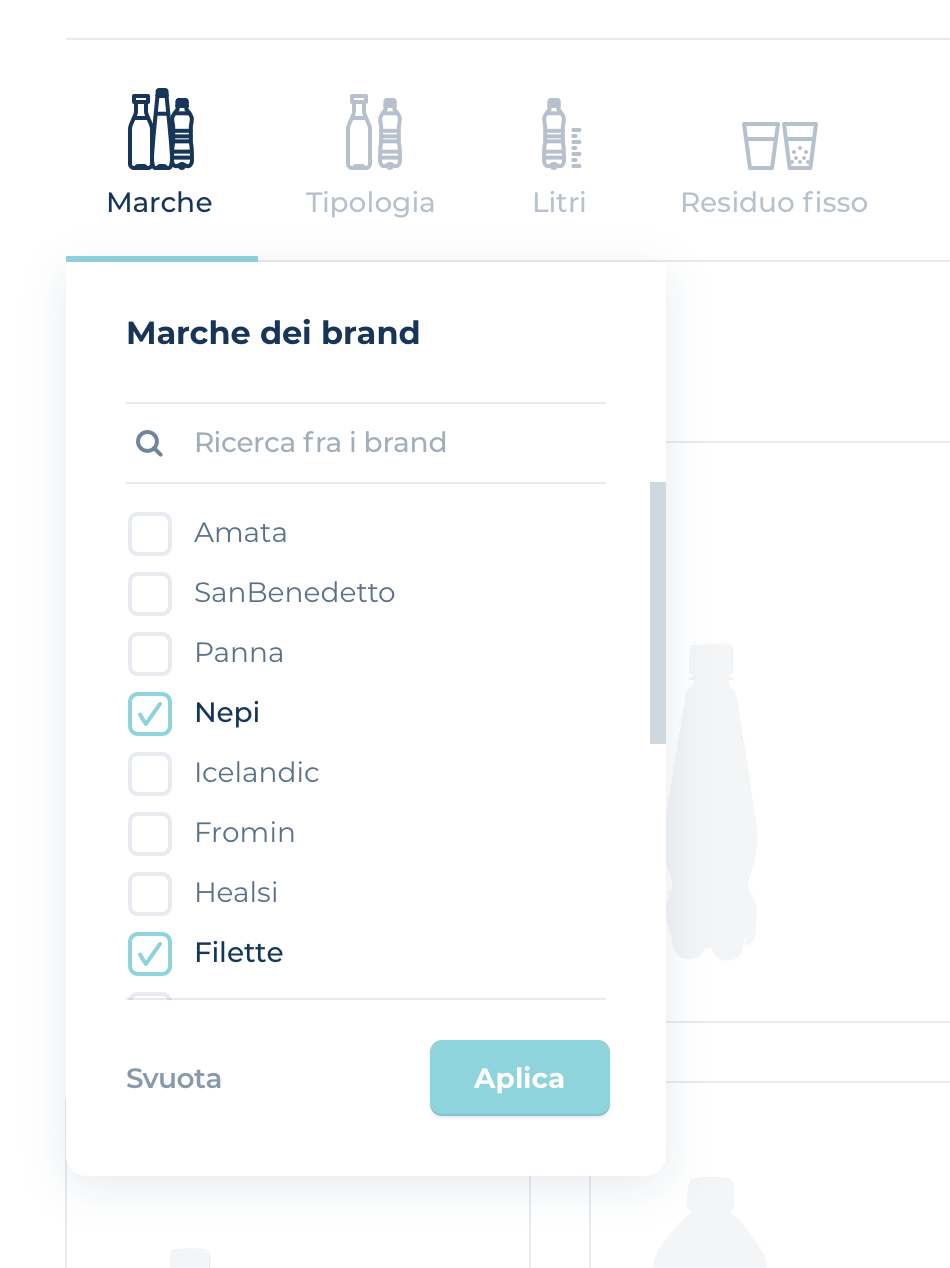 Filters interface inspiration 20