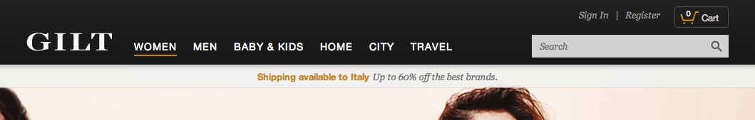 Horizontal menu interface inspiration 15