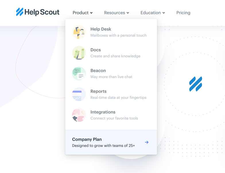 Horizontal menu interface inspiration 25