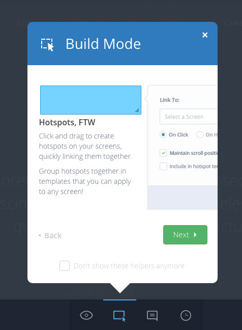 Helpers interface inspiration 19