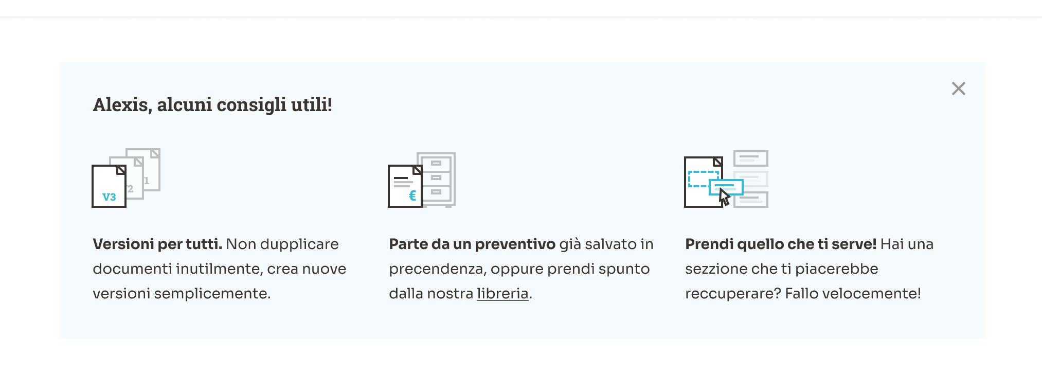 Helpers interface inspiration 25
