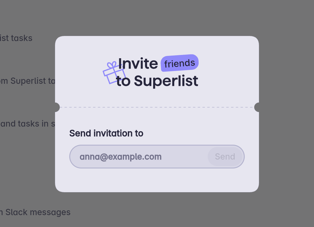 Share interface inspiration 25