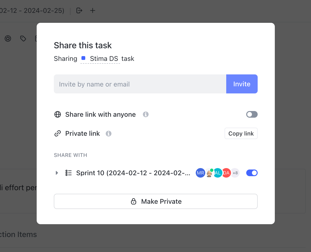Share interface inspiration 26