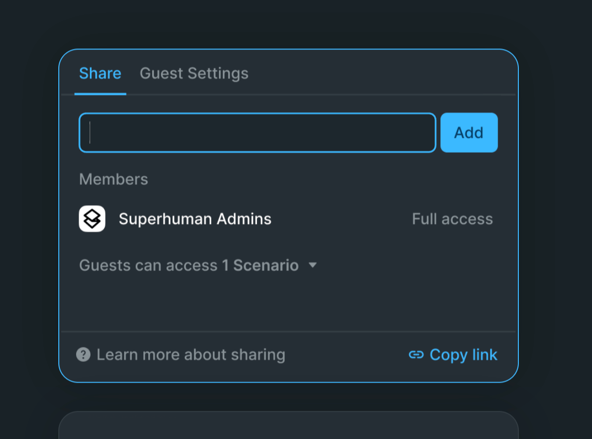 Share interface inspiration 29