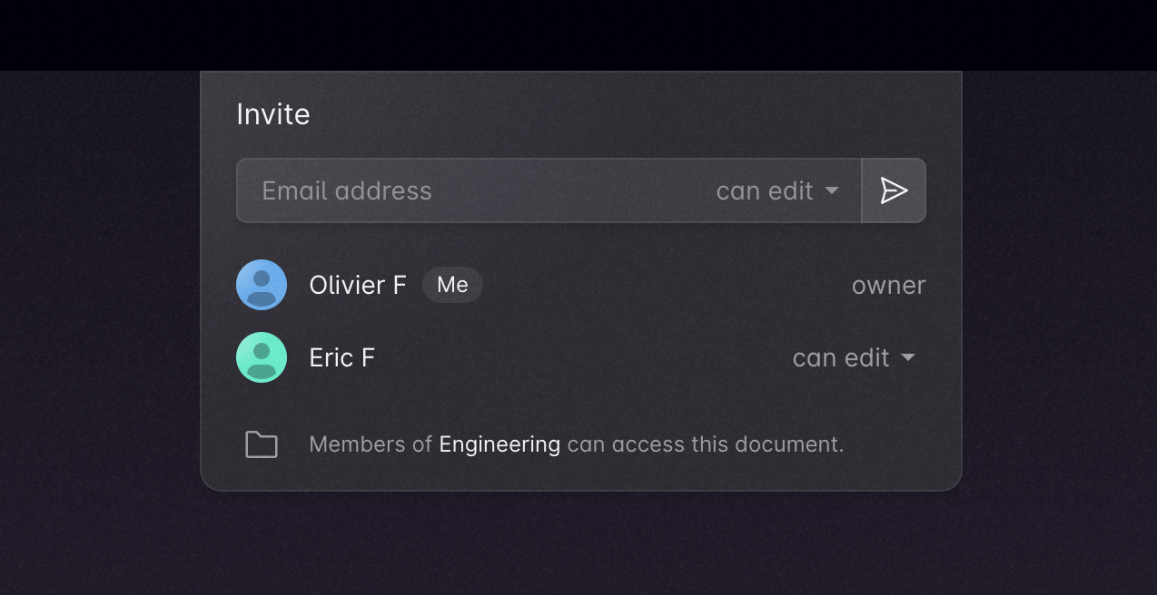Share interface inspiration 23