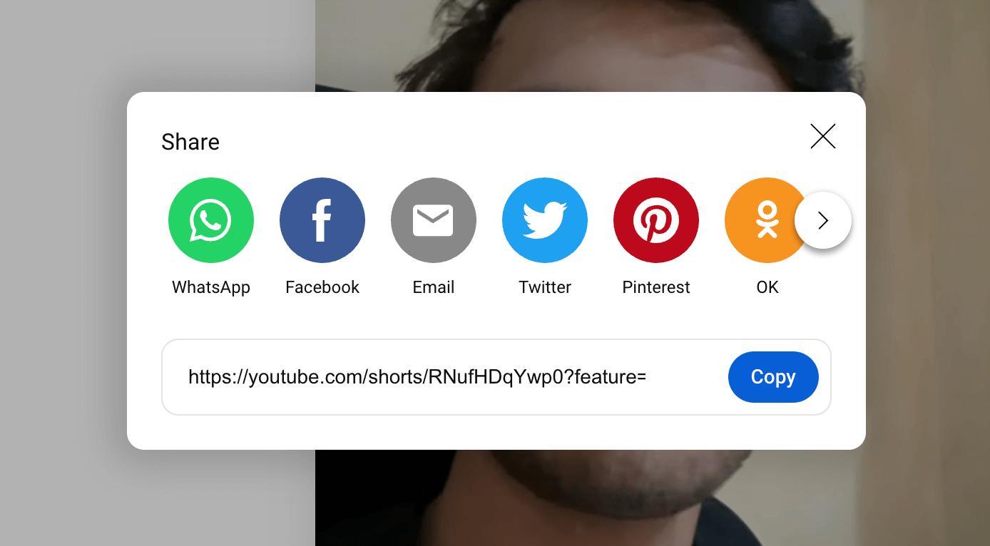 Share interface inspiration 22