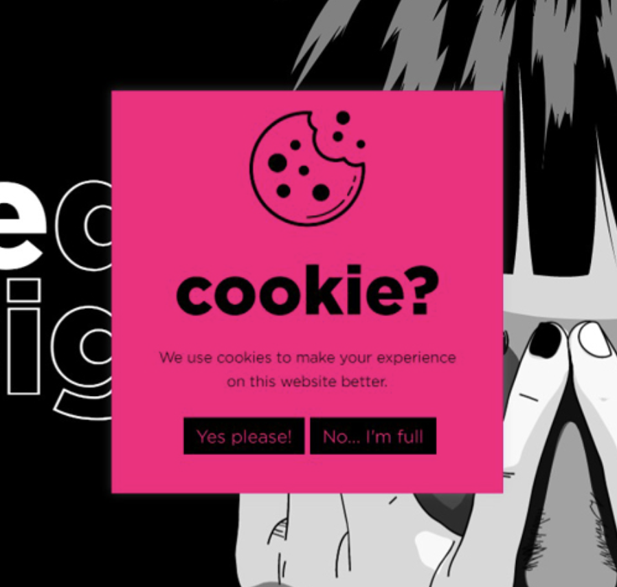 Cookies interface inspiration 18
