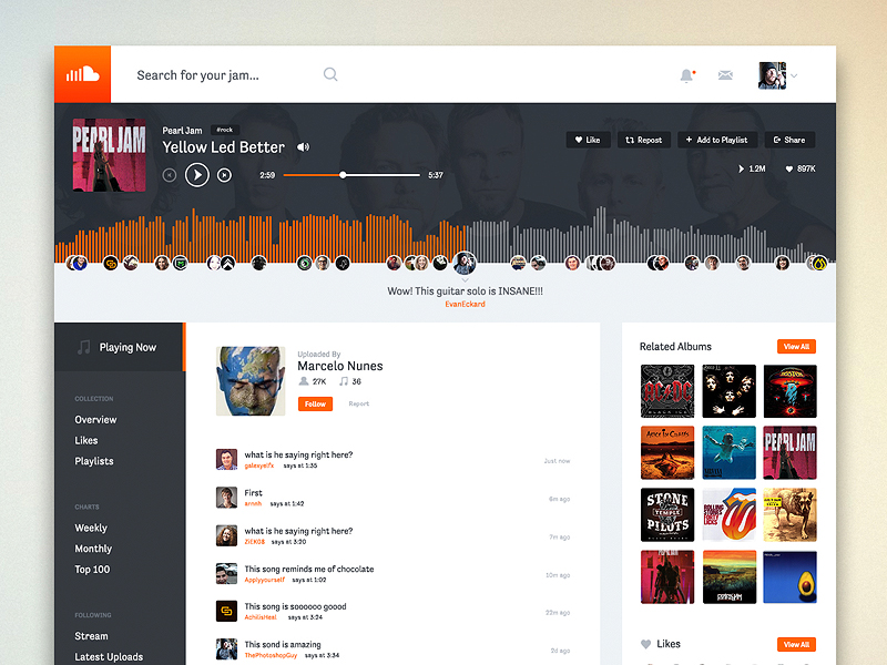 Layouts interface inspiration 18