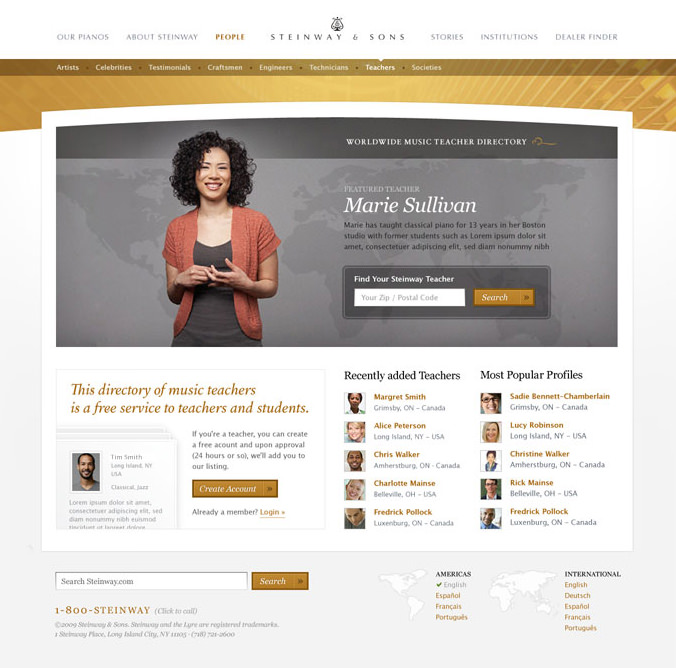 Layouts interface inspiration 13