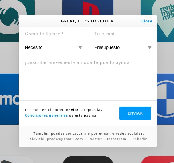Popups interface inspiration 25