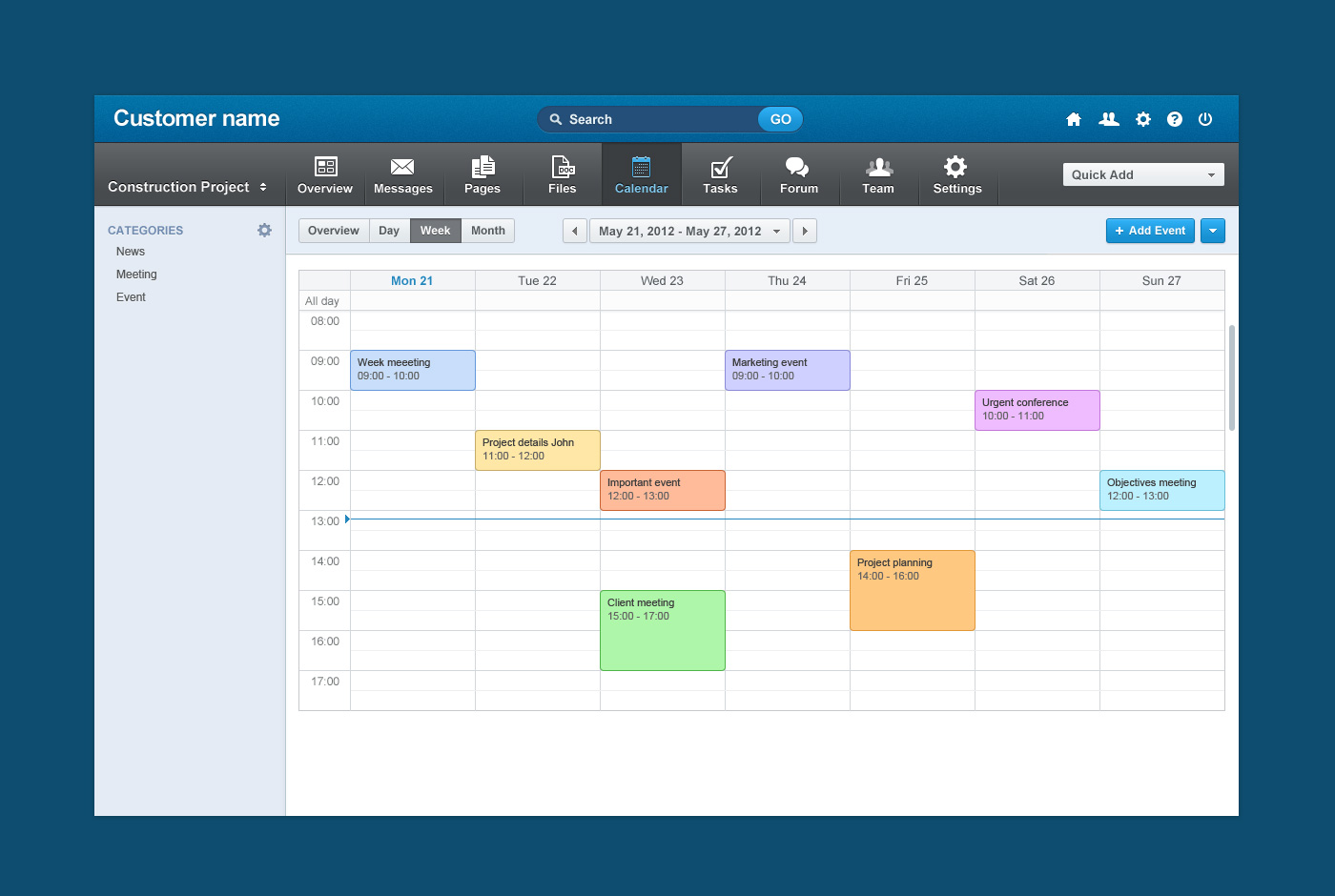 Dashboard interface inspiration 13