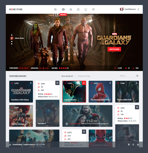Dashboard interface inspiration 18