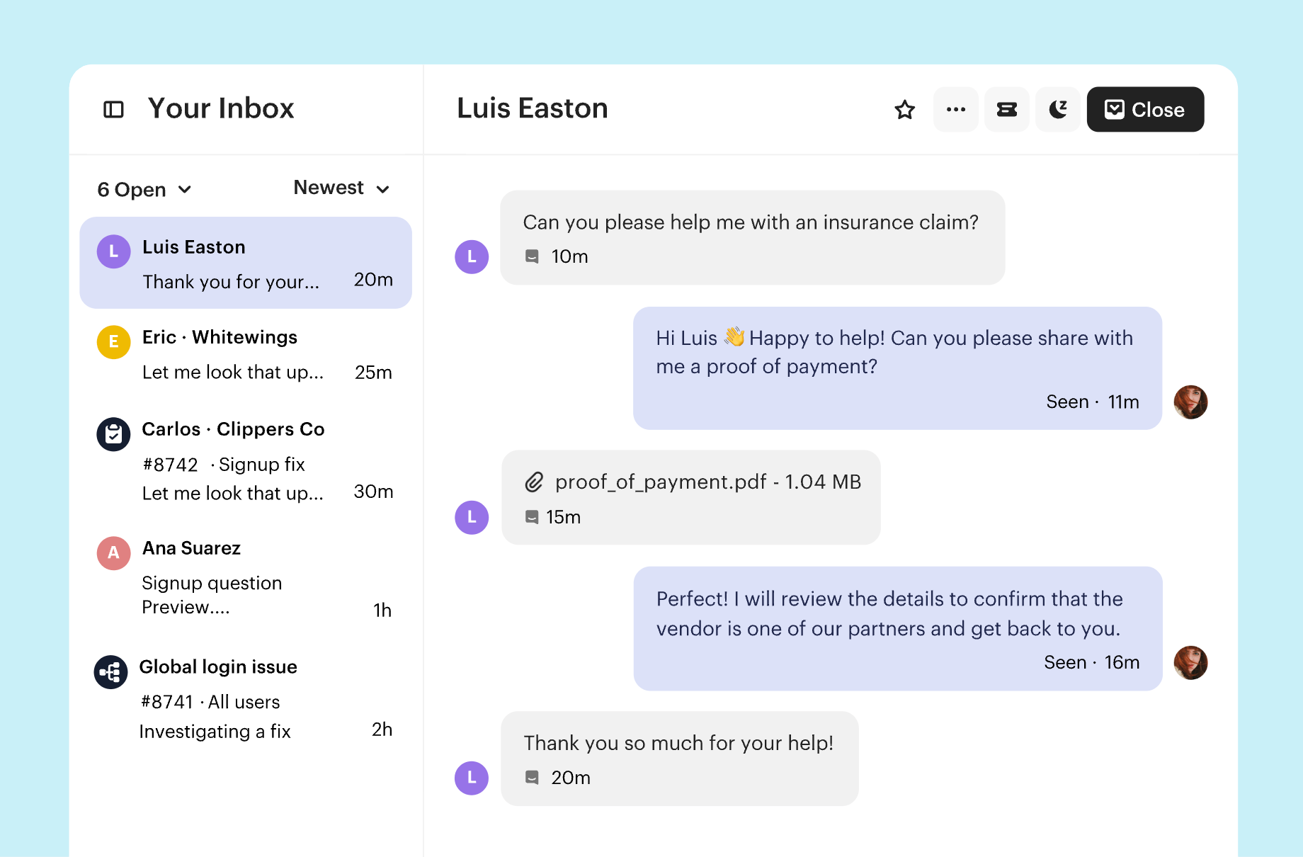 Chat interface inspiration 16
