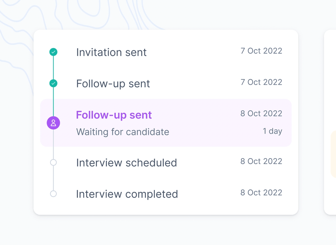 Timeline interface inspiration 13