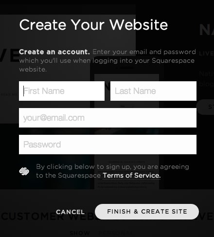 Sign Ups interface inspiration 26
