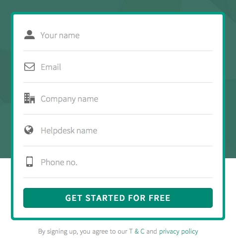 Sign Ups interface inspiration 13