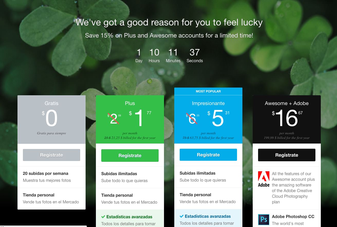Pricing interface inspiration 27