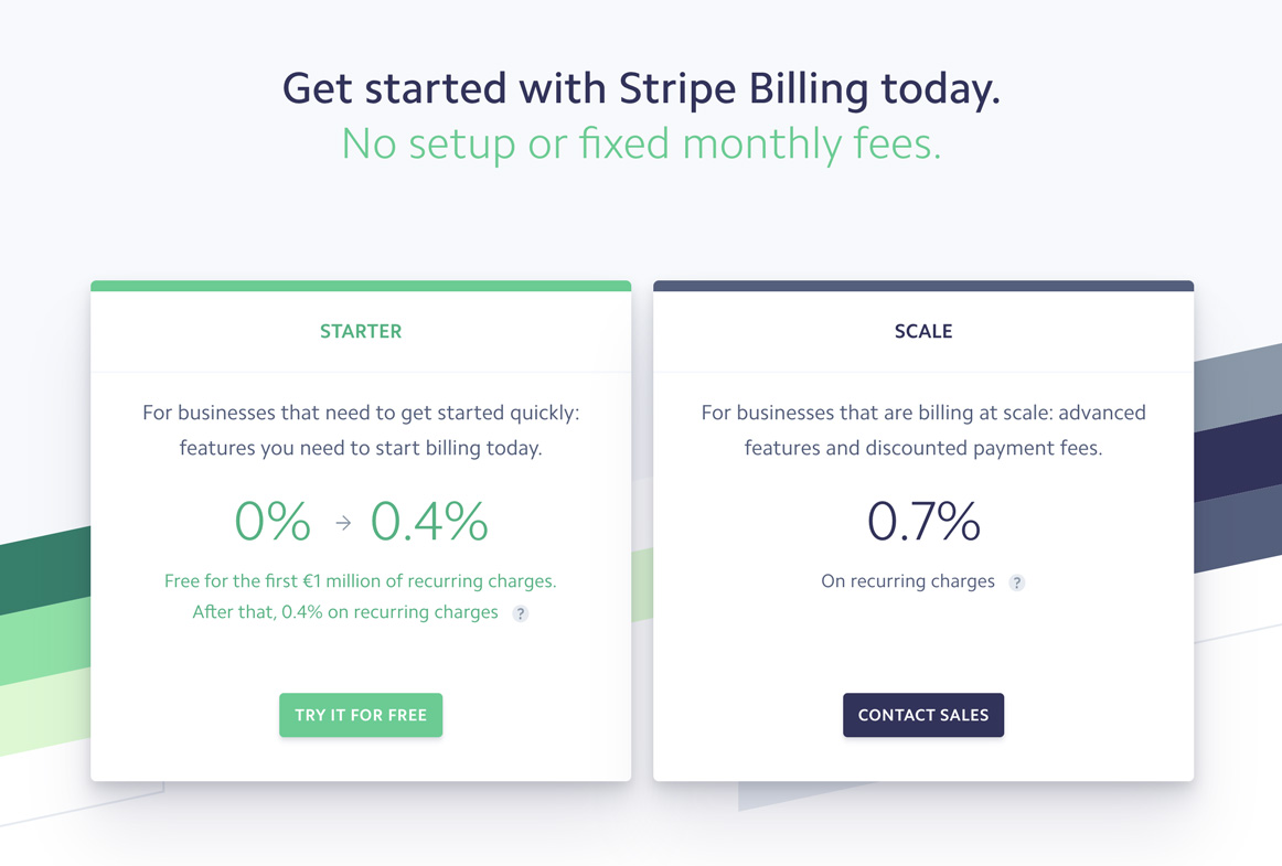 Pricing interface inspiration 21