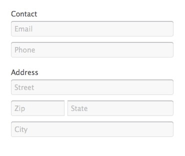 Forms interface inspiration 16