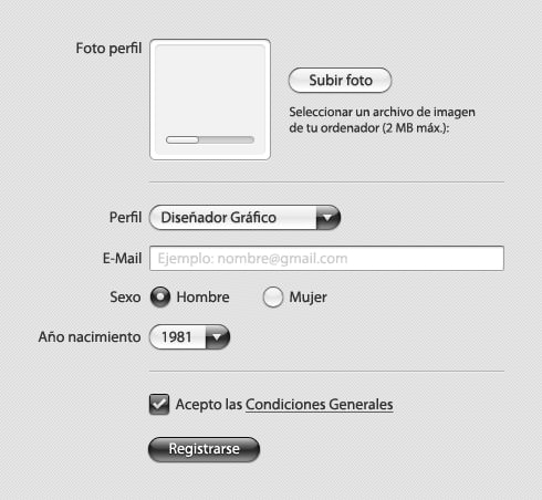 Forms interface inspiration 19