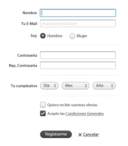 Forms interface inspiration 21