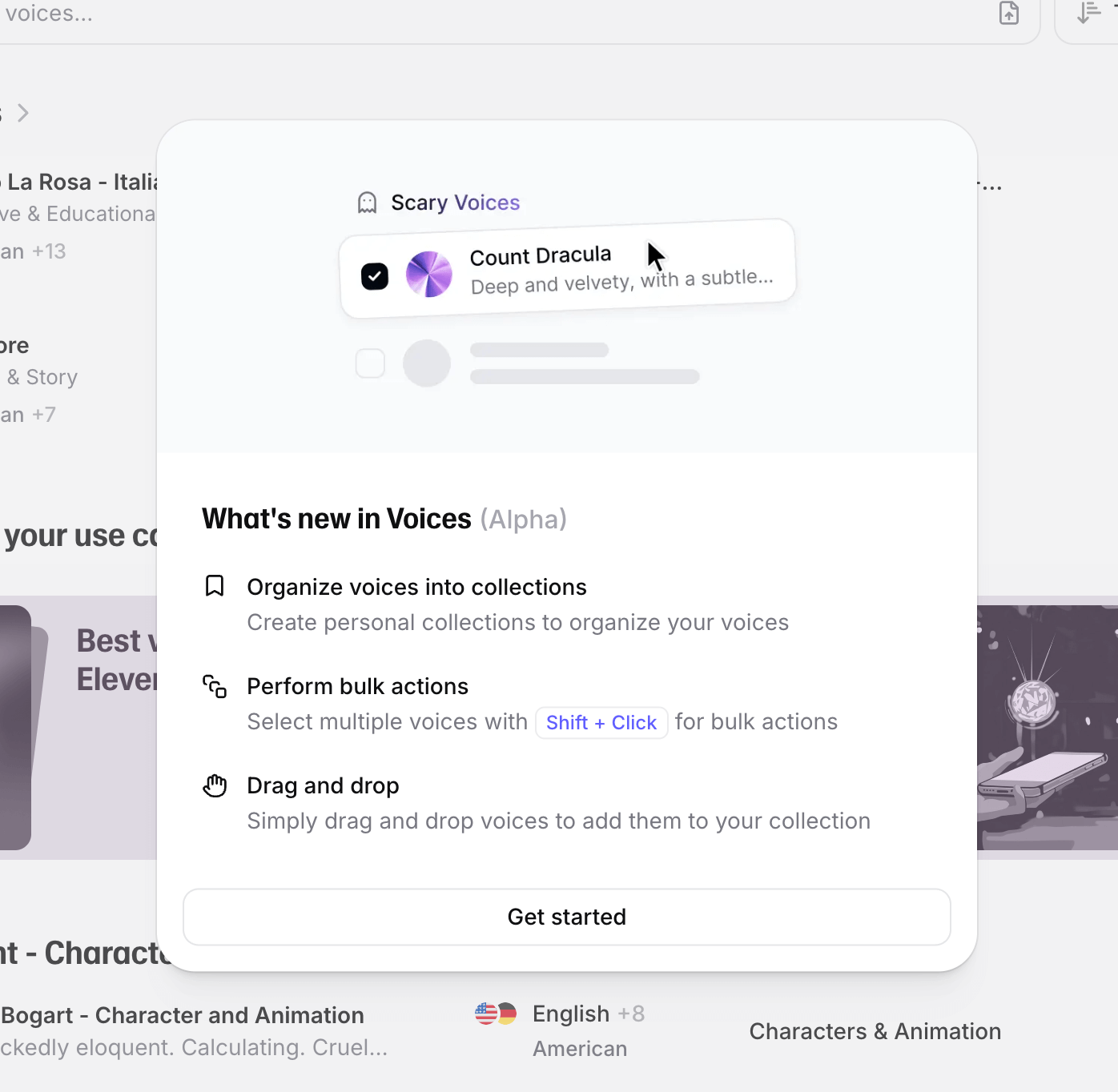 Features interface inspiration 22
