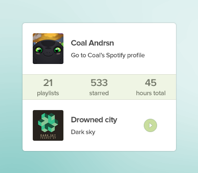 User Profile interface inspiration 19