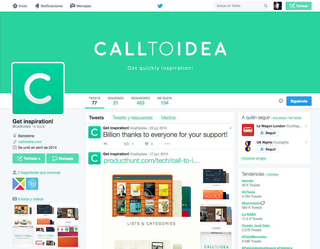 User Profile interface inspiration 27