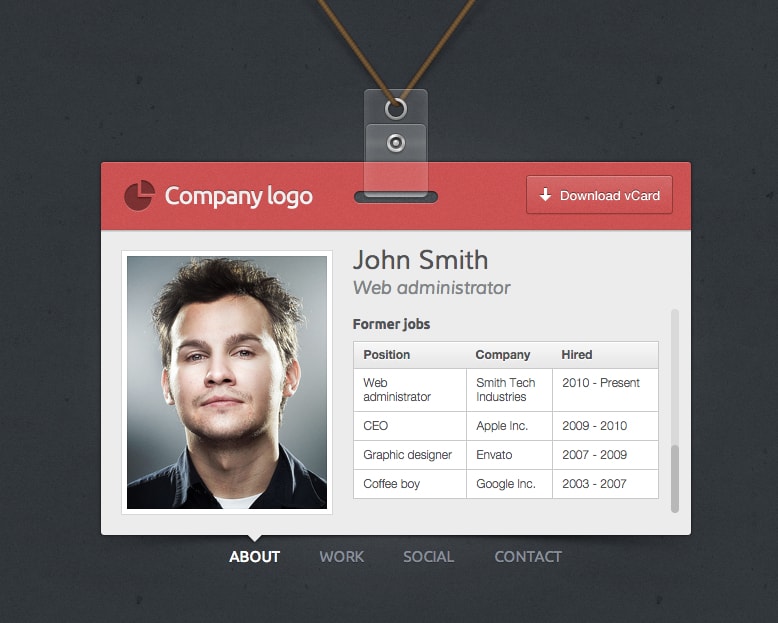 User Profile interface inspiration 20