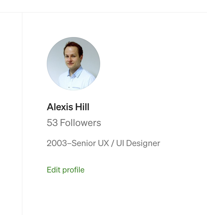 User Profile interface inspiration 30