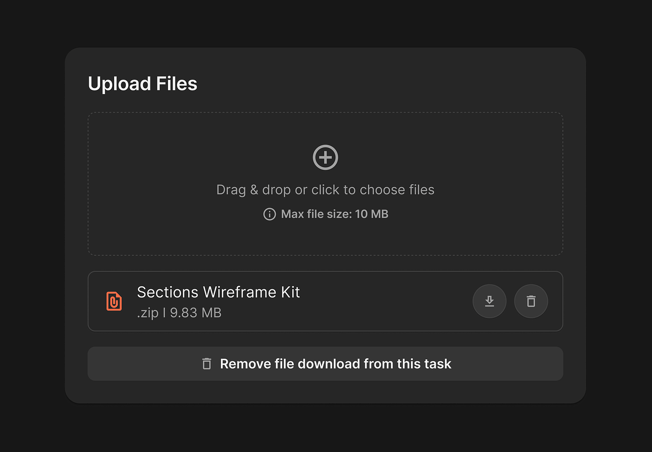 Uploads interface inspiration 15