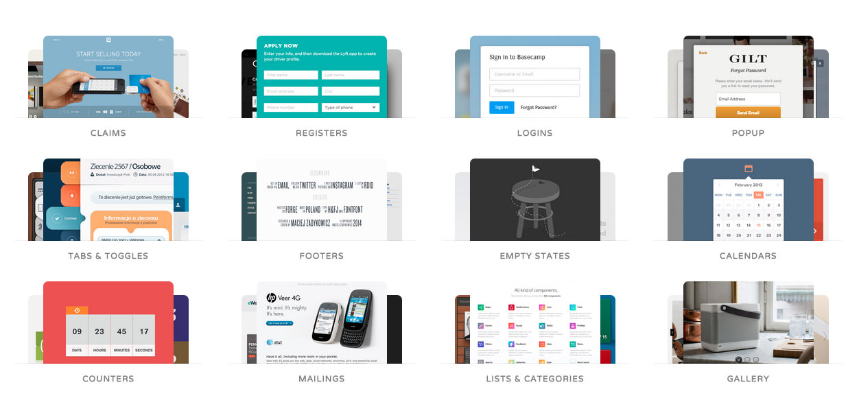 Cards & Lists interface inspiration 15