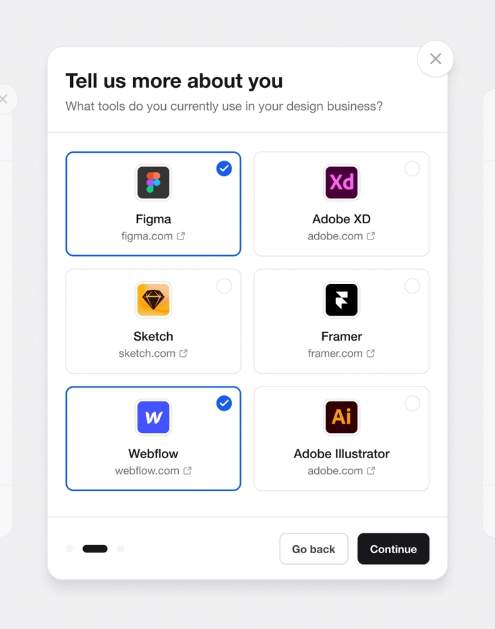 Welcome! interface inspiration 18