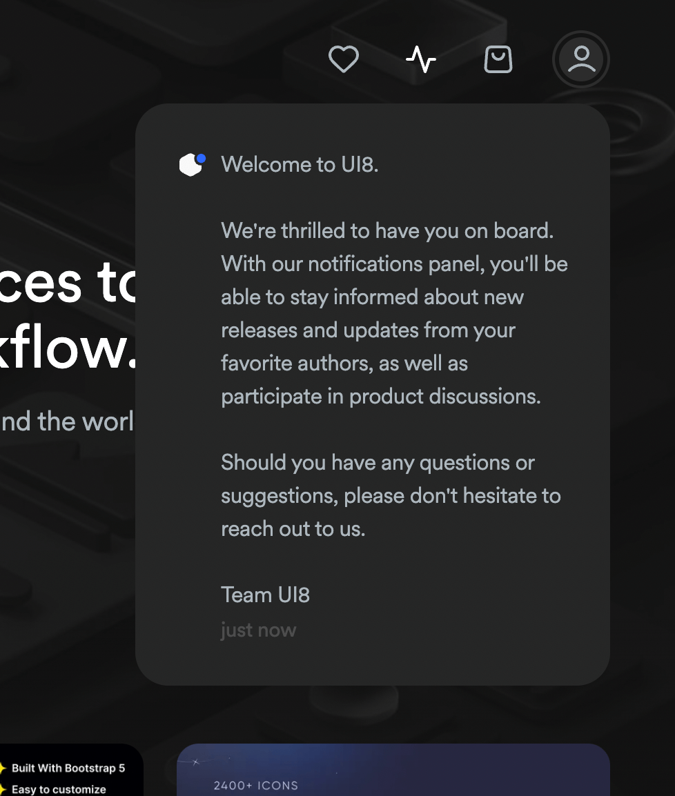 Welcome! interface inspiration 14