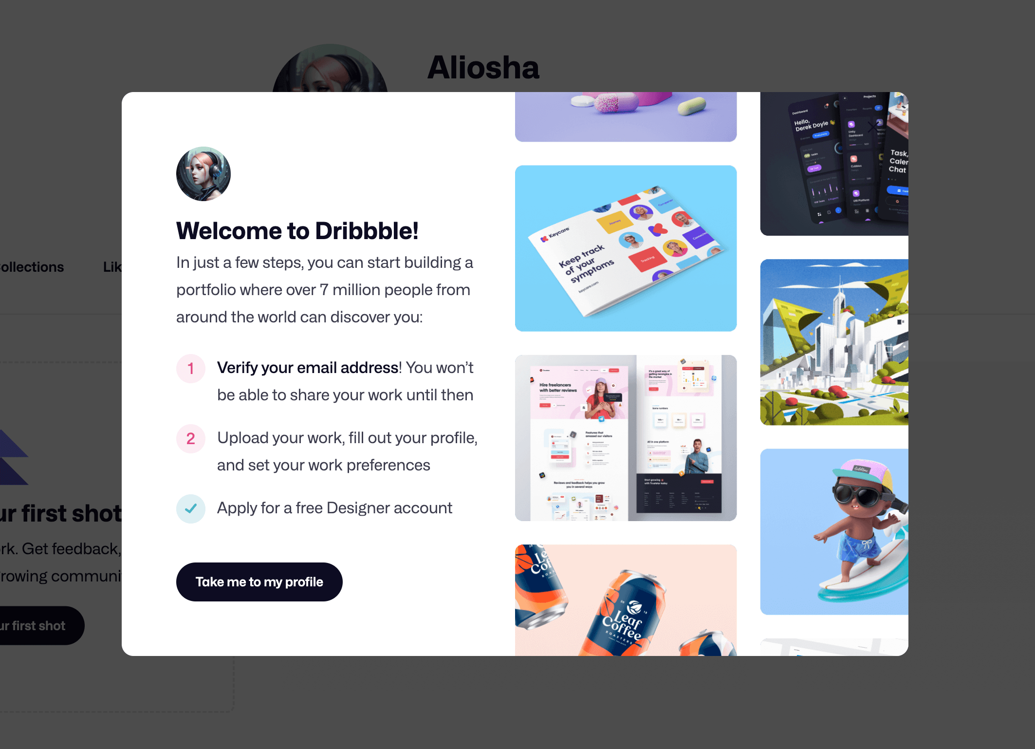 Welcome! interface inspiration 26