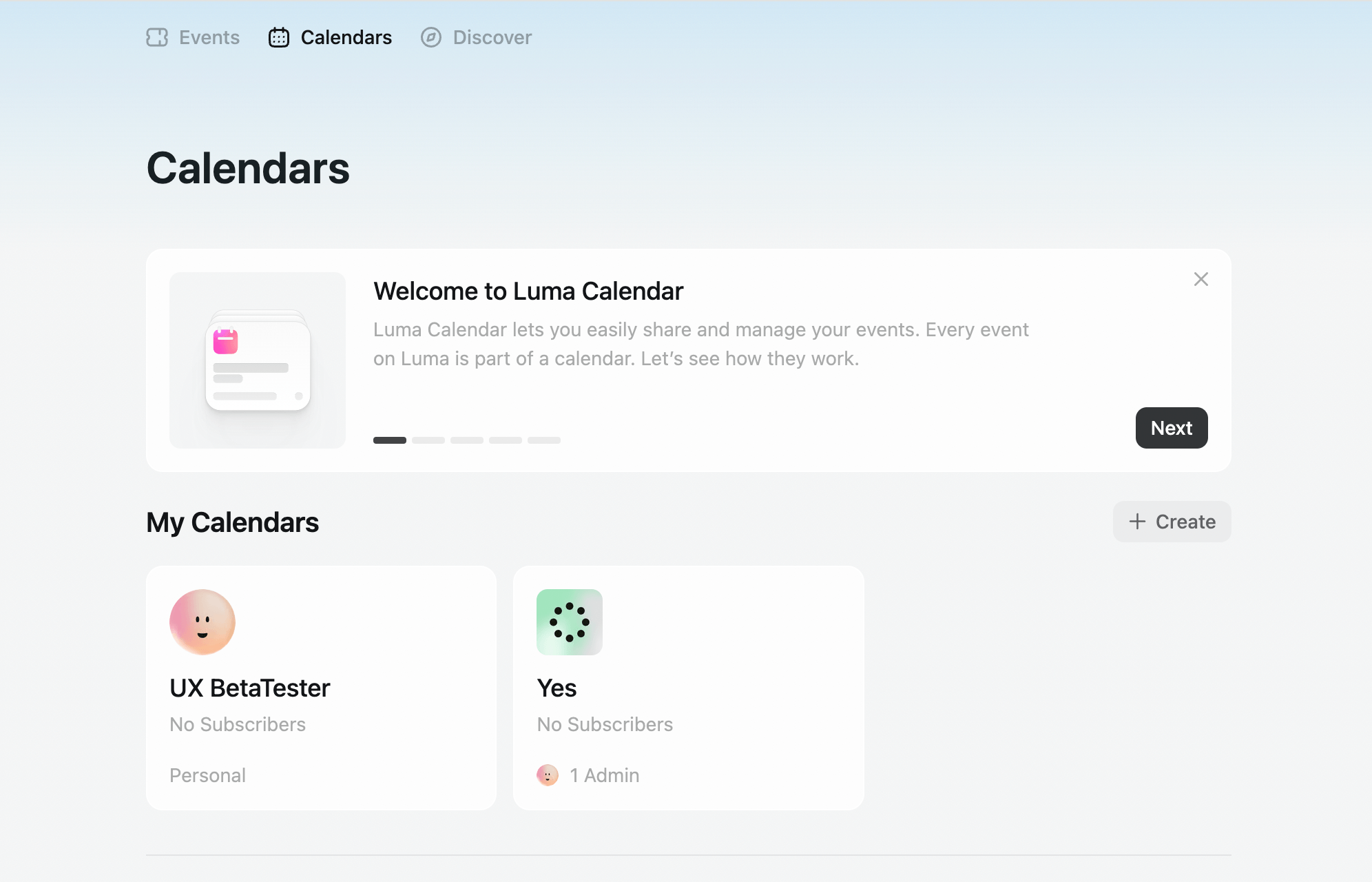Welcome! interface inspiration 29