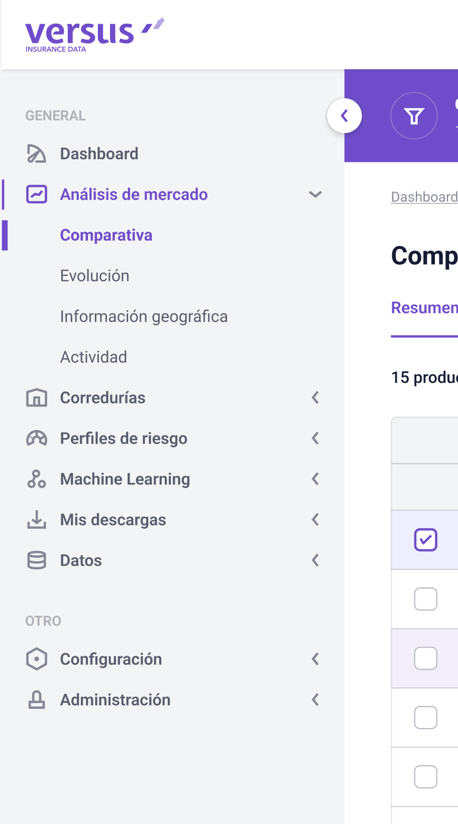 Sidebar interface inspiration 17