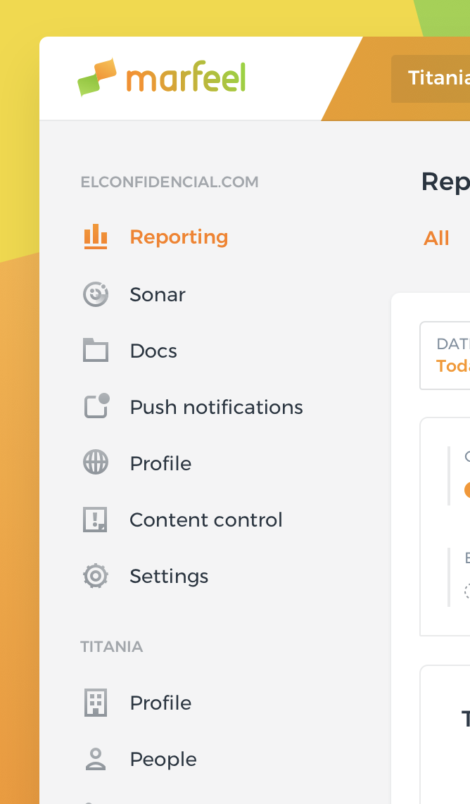 Sidebar interface inspiration 28