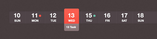 Calendars interface inspiration 20