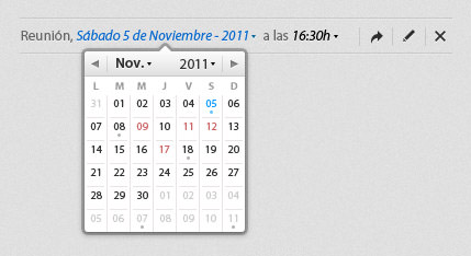 Calendars interface inspiration 18