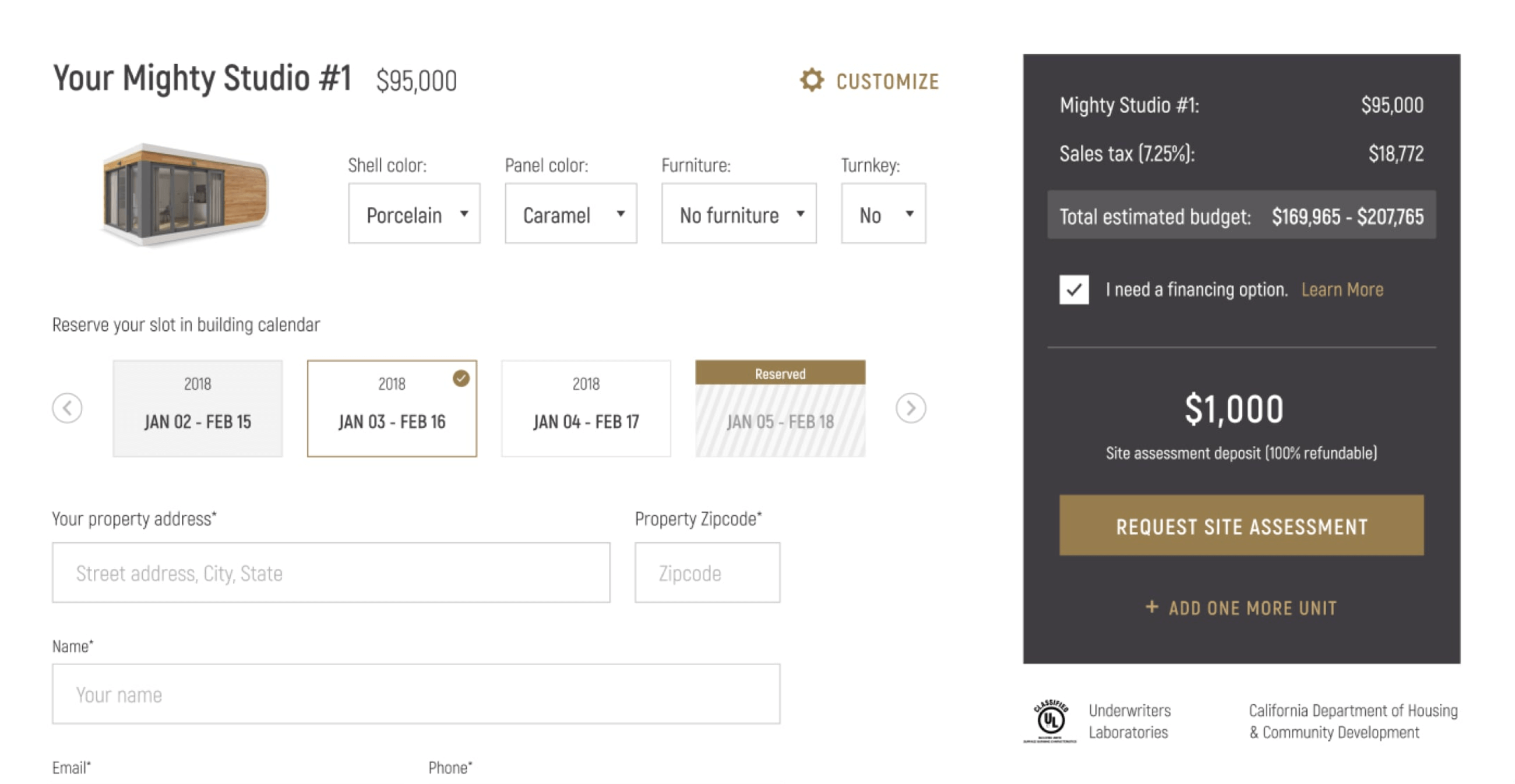 Shopping Card interface inspiration 23