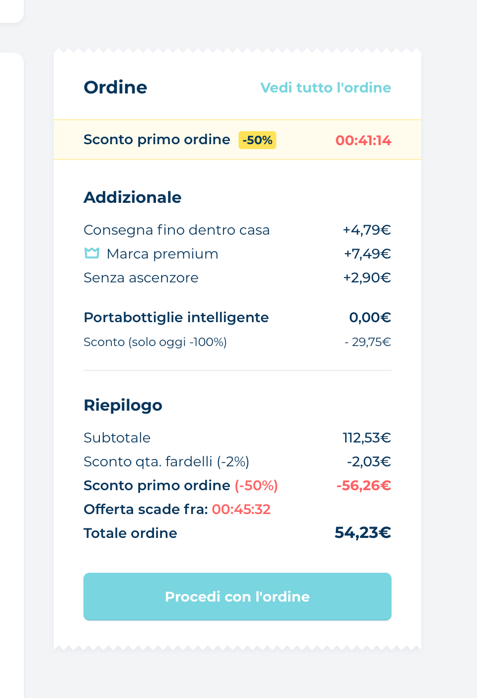 Shopping Card interface inspiration 15