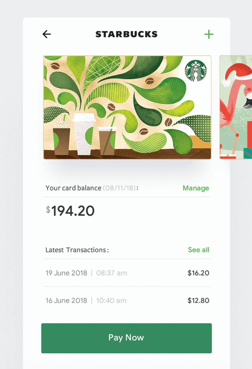 Shopping Card interface inspiration 22