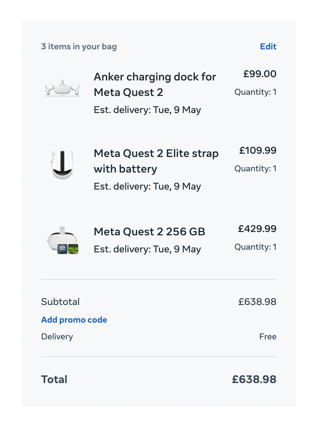 Shopping Card interface inspiration 18