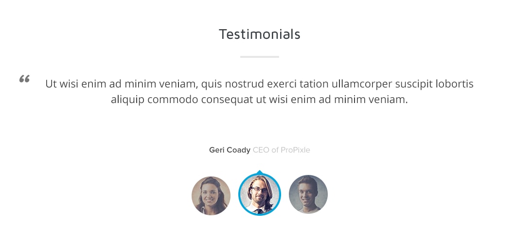 Testimonial interface inspiration 28