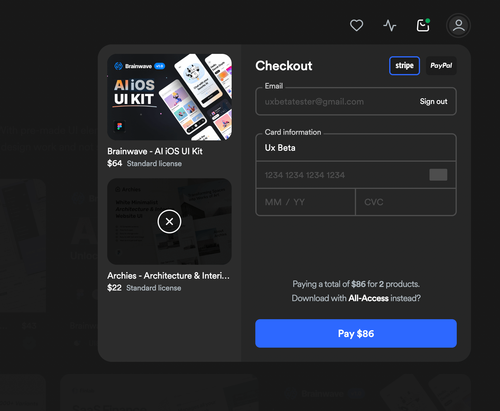 Payment Card interface inspiration 25