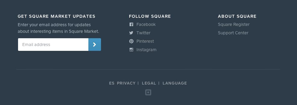 Footers interface inspiration 19