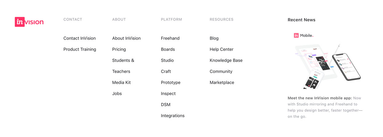 Footers interface inspiration 24